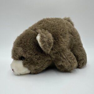 Vintage 1980s Gund 7" Snuffles Snuff The Teddy Bear Brown and Cream Plush